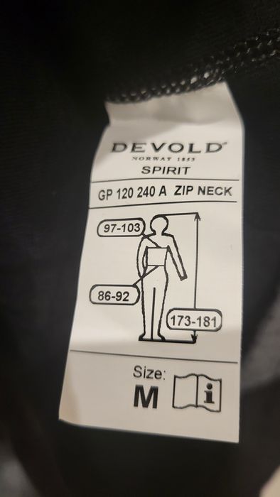 DEVOLD - Bluzka termoaktywna z wełny Merino.