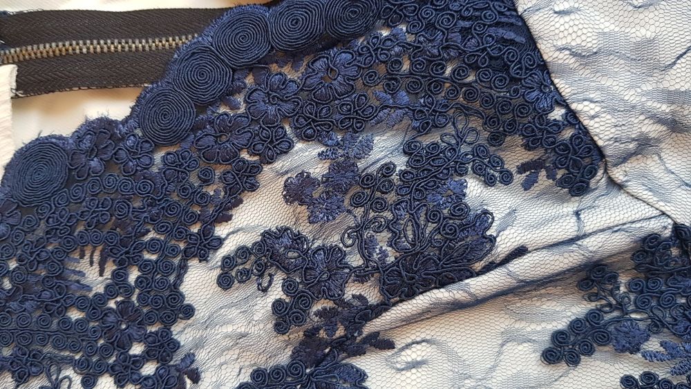 Sukienka elegancka granat ROCO 36