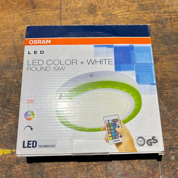 ROUND 19W Osram lampa LED kinkiet wielokolorowy z pilotem