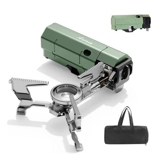 Портативна складна газова плита 2670 для кемпінгу Пальник бутан 2600