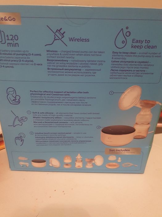 Nieużywany laktator