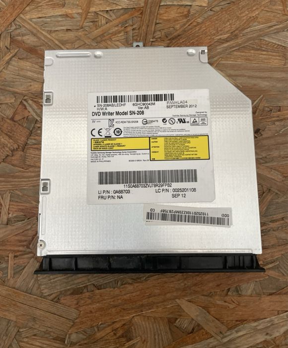 Napęd laptopa DVD Writer Model SN -208