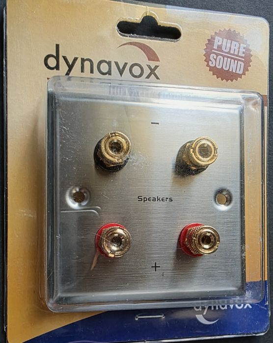 Teminais coluna audio Dynavox Hifi