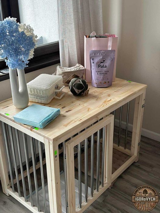 Вольер для собаки, раскладной манеж для щенков в квартиру