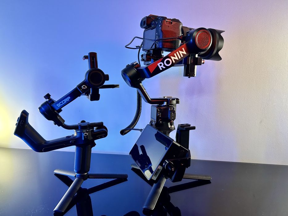 Gimbal DJI RS4 ronin + moduł śledzenia