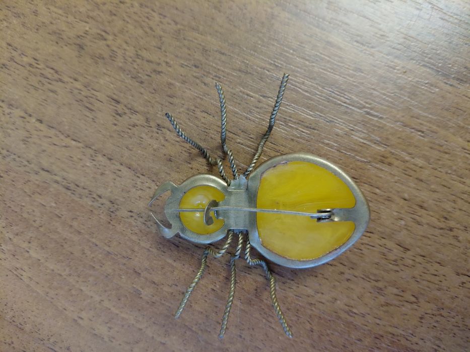 Подарок для женщины, янтарный муравей