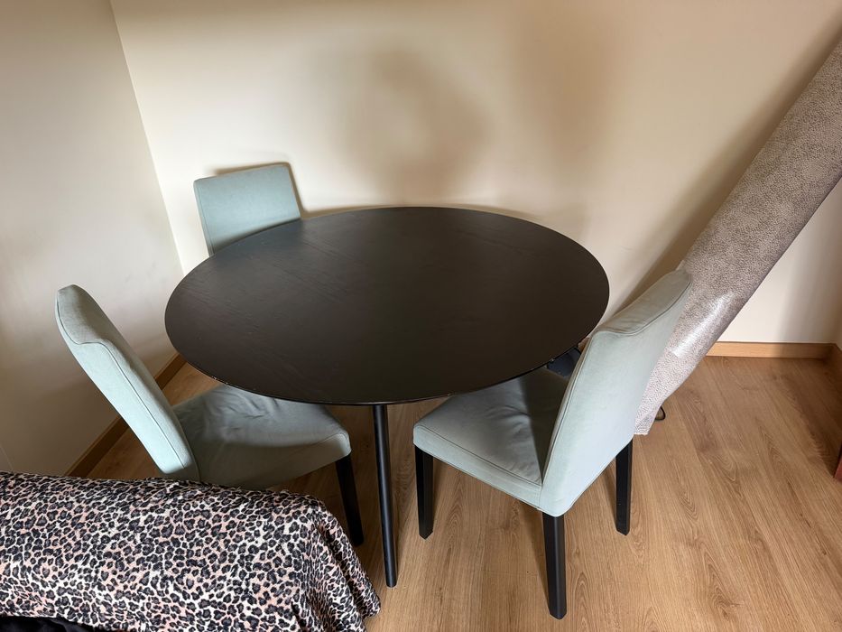Conjunto mesa e cadeiras