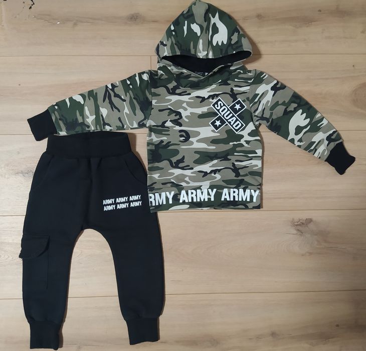 Komplet chłopięcy moro, BamBam, r.80/86