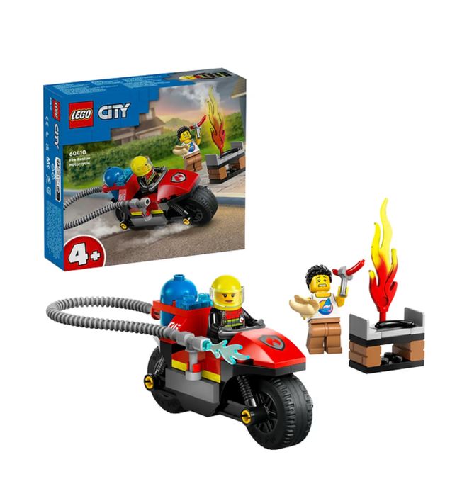 Lego city 60410 конструктор пожежний рятувальний мотоцикл