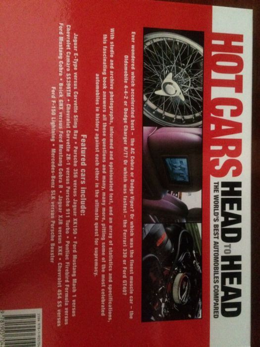Livro Hot cars Head to head
