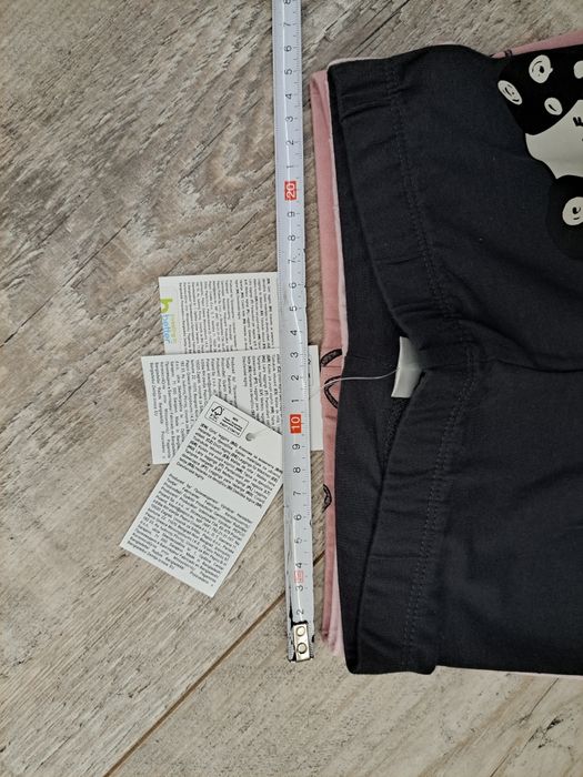 Getry/ legginsy dziewczęce - 3 pary - rozm 128