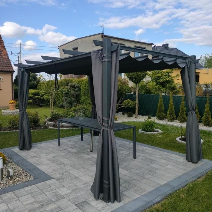 Altana ogrodowa kolor antracyt