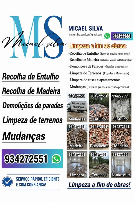 Limpezas geral de jardins lojas garagem etc