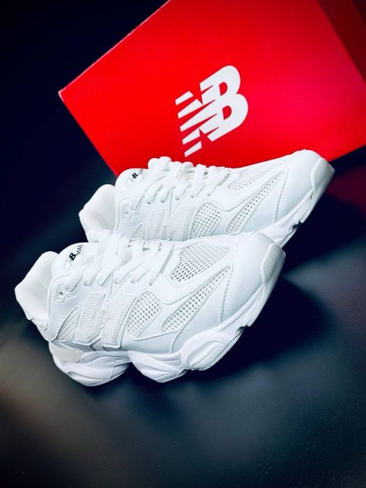 Летние красвоки нью беланс 9060 / Хит лета! Кросовки new balance 9060 мужские /легкие и практичные кожа / сквозная сетка