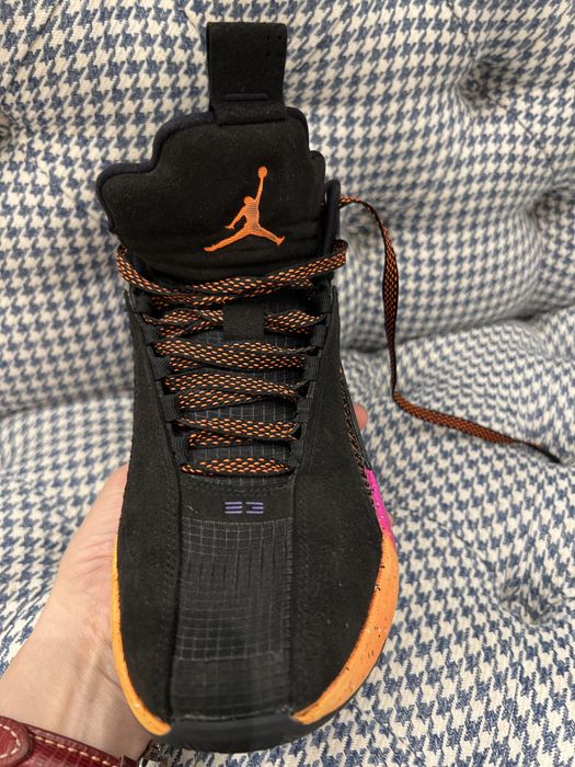 Buty NIKE Air Jordan XXXV GS sunset czarne rozm EU 37,5