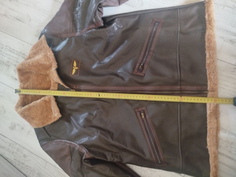 Kurtka pilotka brązowa