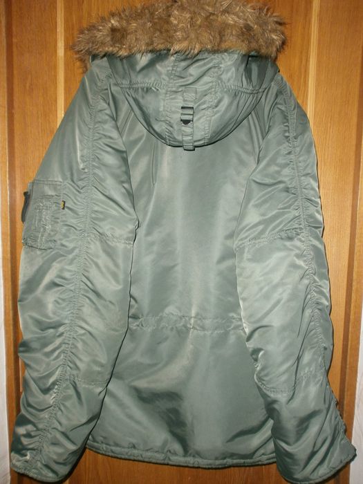 Куртка парка аляска Alpha Industries N-3B, олива, L, наш 56. ПОГ-70 см