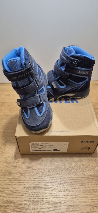 Buty zimowe Bartek. 25 wodoodporne, ocieplane, na rzep