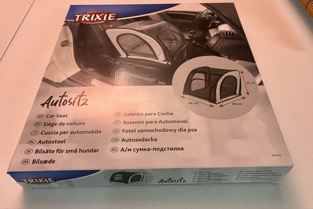 Assento automóvel para cão ou gato