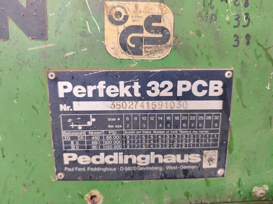 Giętarka do prętów Peddinghaus Perfekt 32 PCB
