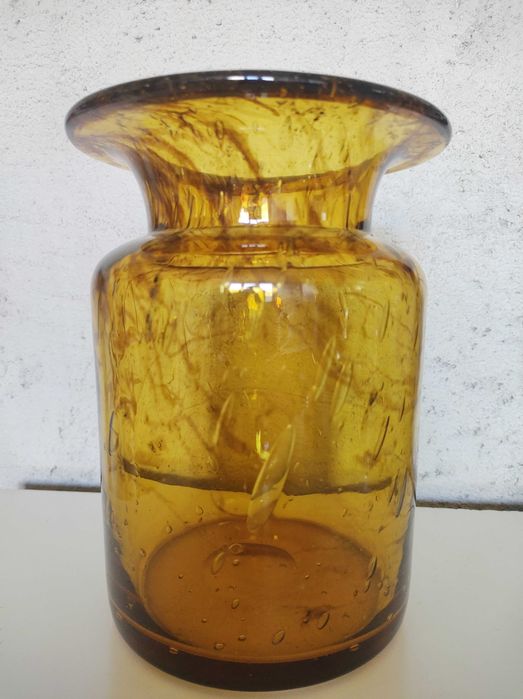 Wazon Antico Huta Szkła Zawiercie Proj. Józef Podlasek lata 60/70 PRL