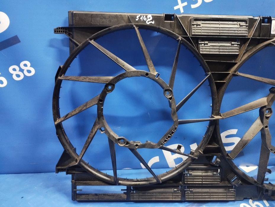 Вентилятор дифузор 3.0 Ауді кю7 4М діфузор радіатор Audi Q7 4M м