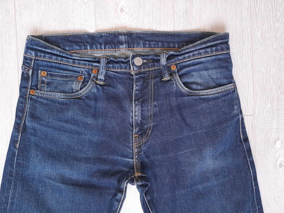 Spodnie jeansy męskie Levi's Strauss 511 W32 L34 pas 81-83 cm dł.102