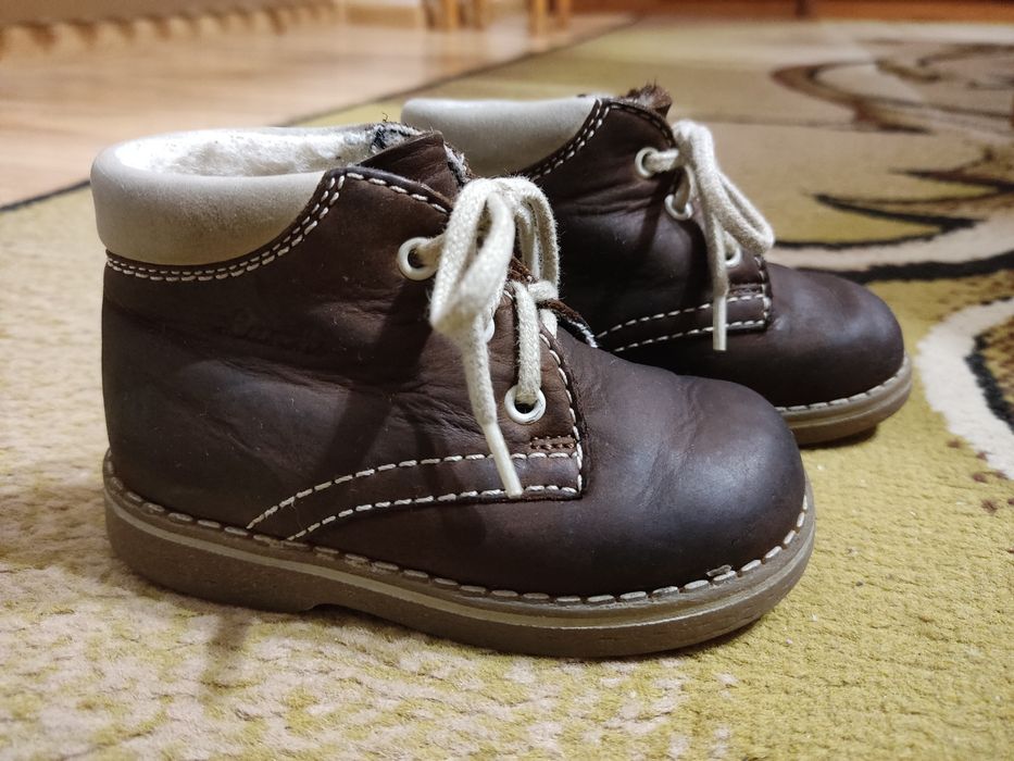 Buciki chłopięce ocieplane r.19