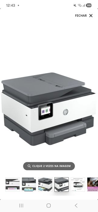 Título: HP OfficeJet Pro 9012e (Praticamente Nova) – Wi-Fi / Duplex
​D