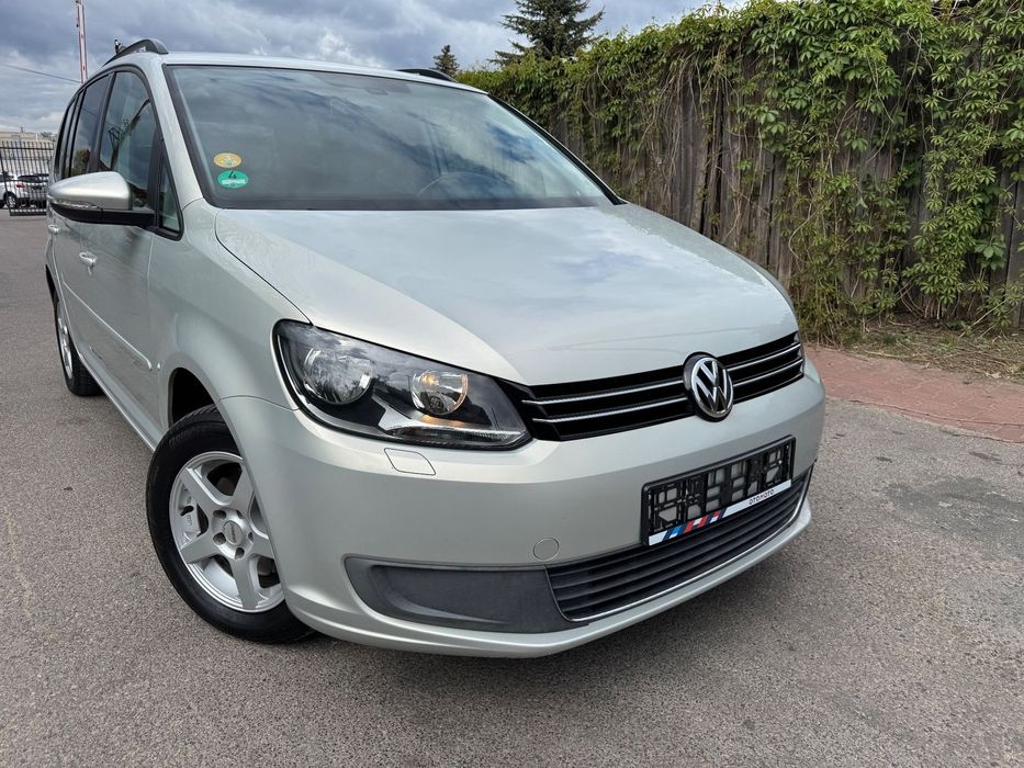 Volkswagen Touran 7-Os # Alu # Serwis # 4xel.Szyby # Alu # 1.6-TDI 105KM # Z DE #