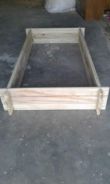 Надгробок (квітник) деревьяний 2100-1100-300висота 30 см мальований