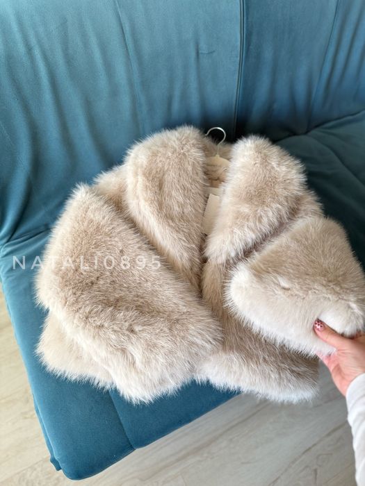 Шуба Zara, шуба Зара, Шуба жіноча світла, шуба еко-хутро