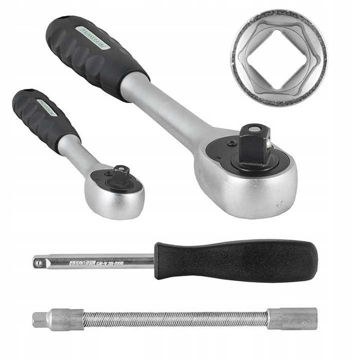 Walizka HONITON H4056  - KLUCZE NASADOWE 1/2" i 1/4" 94 elementy