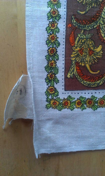 Ręcznik kuchenny lniany.