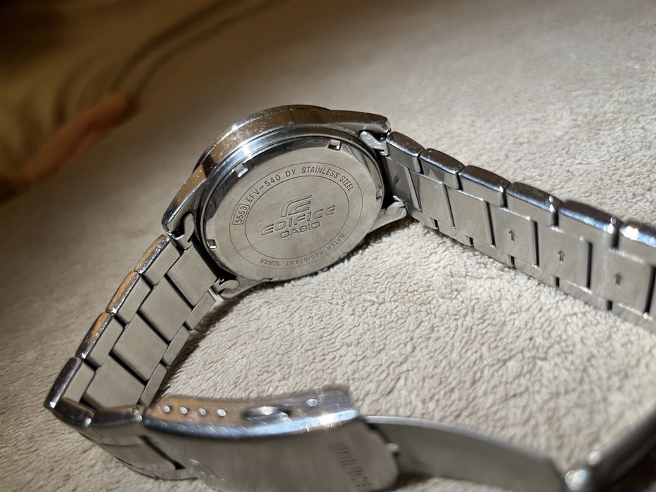 Годинник Casio Edifice WR 100M(EFV-540) нержавіючі