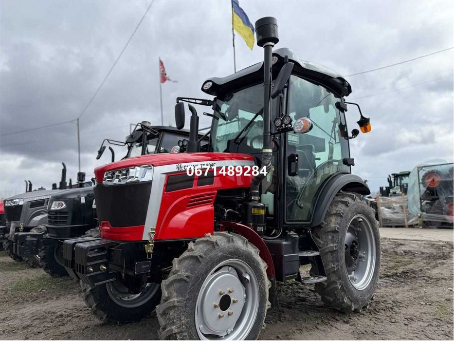 Мінітрактор з кабіною СКАУТ ТЕ-504С кондіціонер доставка під двір