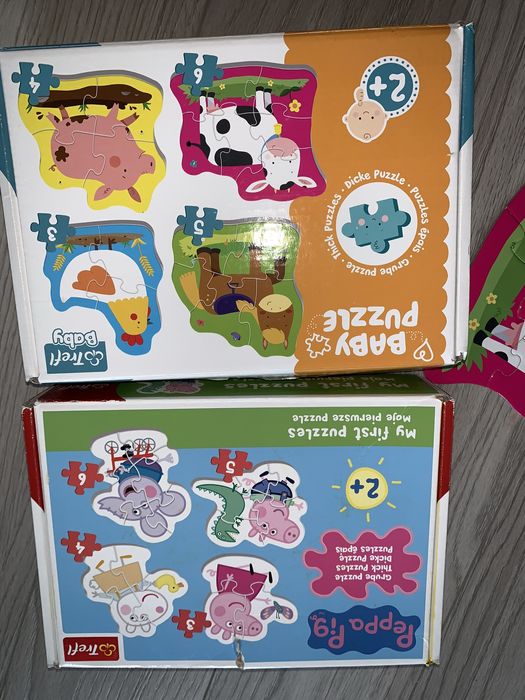 Trefl baby Puzzle 2+ 3 zestawy Pig Peppa