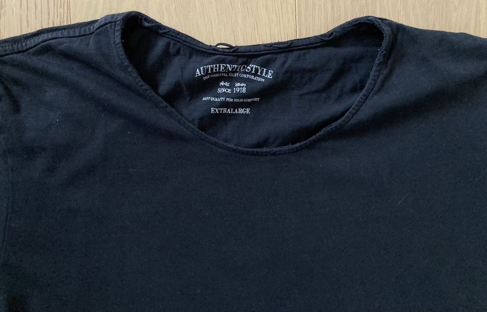 Koszulka czarna Authentic Style r. XL