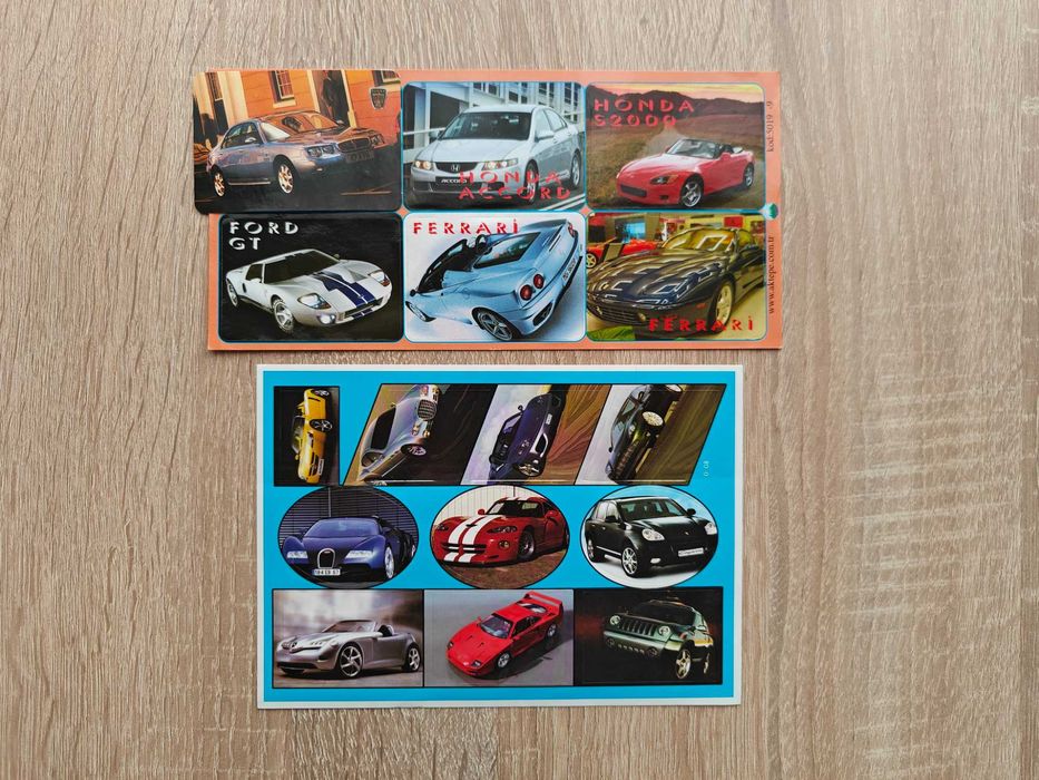 Наклейки Гаррі Поттер, Термінатор та автомобілі