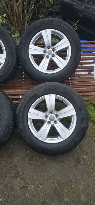 Koła Zimowe Audi Q7 4M0 5x112 R18 ET25 66.6 Contniental 255 60 R18