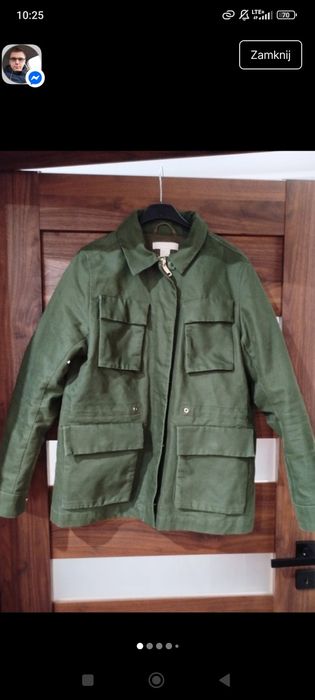 Kurtka lub gruba koszula wojskowa army utility 100% bawełna H&M M 38