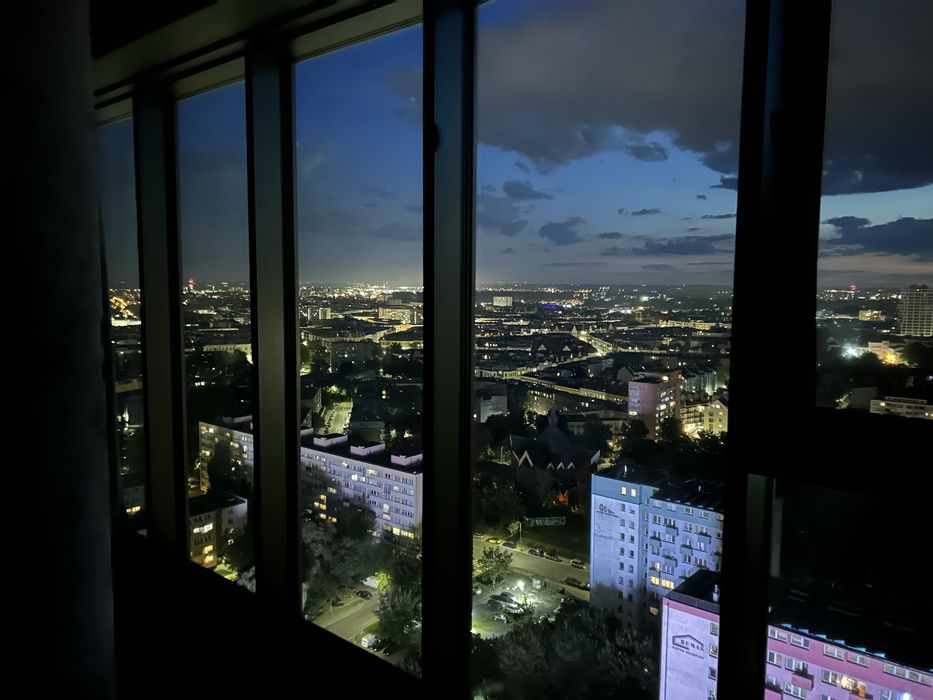 Hanza Tower 21 piętro Piękny widok na całe miasto