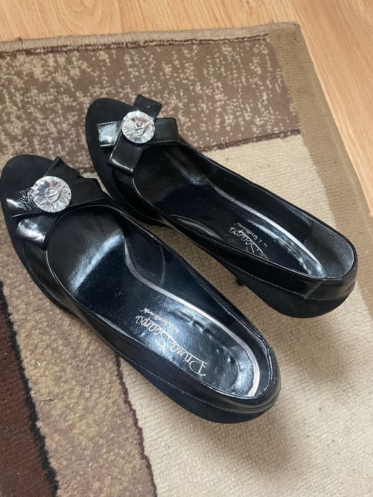 Туфли на каблуке замш 40 р