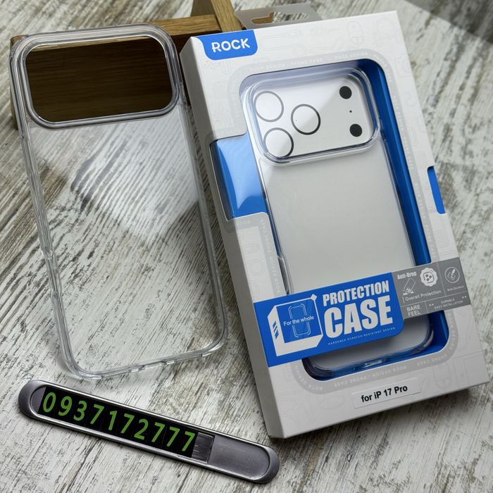 Чехол премиум Rock Crystal Shield на iPhone 17 Pro/ 17 Pro Max Прозрачный. Чохол