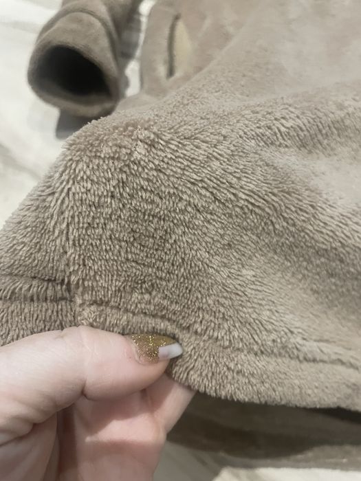 Dluga ciepla bluza polarowa oversize