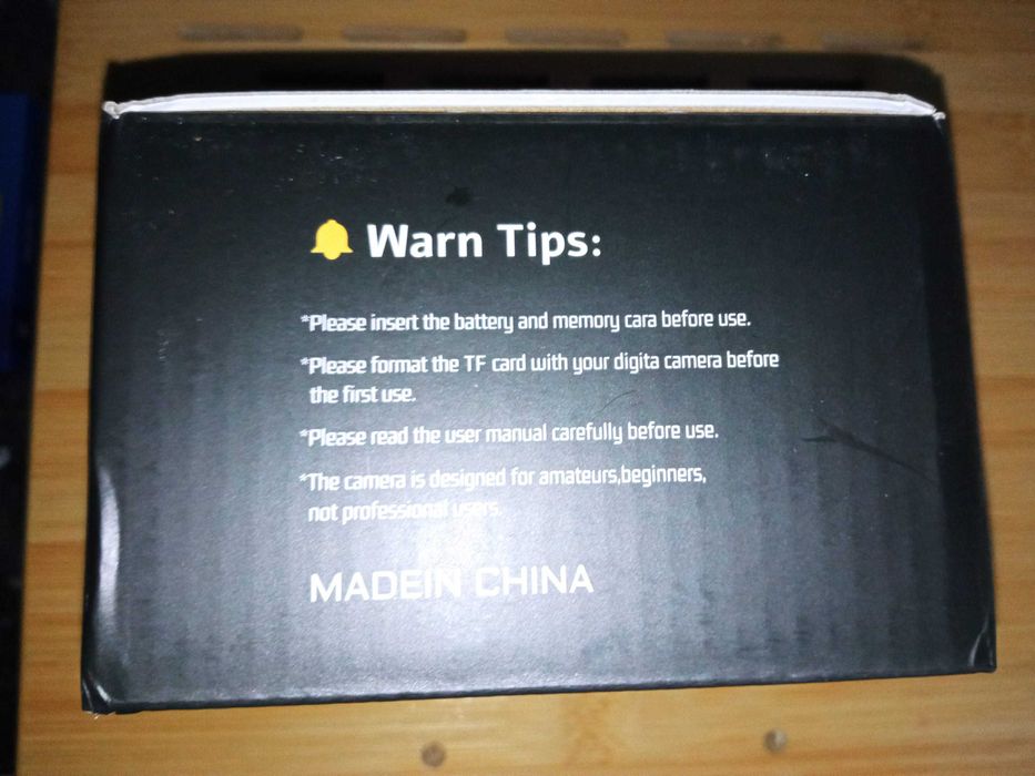 Ourlife AC600 Kompaktowy aparat fotograficzny cyfrowy 4K 18X