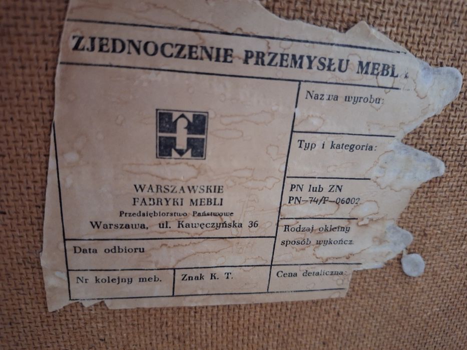 Komoda prl 4 szuflady