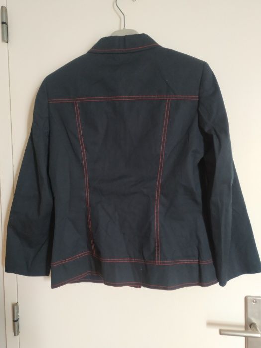 Vendo Blusão de algodão azul escuro - como novo