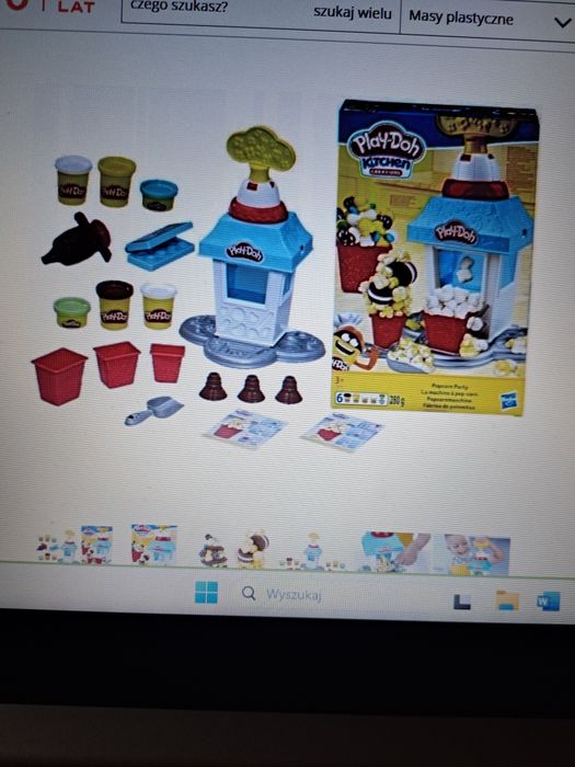Play-Doh Ciastolina zestaw Popcorn Party