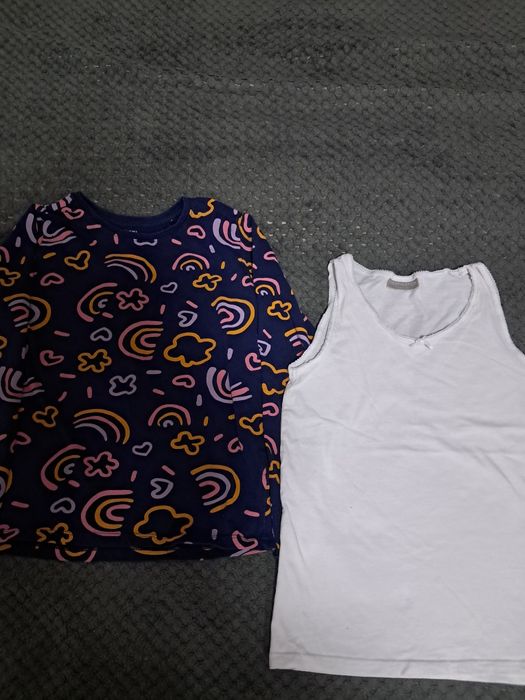 Bluzka Sinsay roz.140 i podkoszulka 134/140